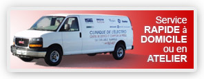Service rapide à domicile ou en atelier